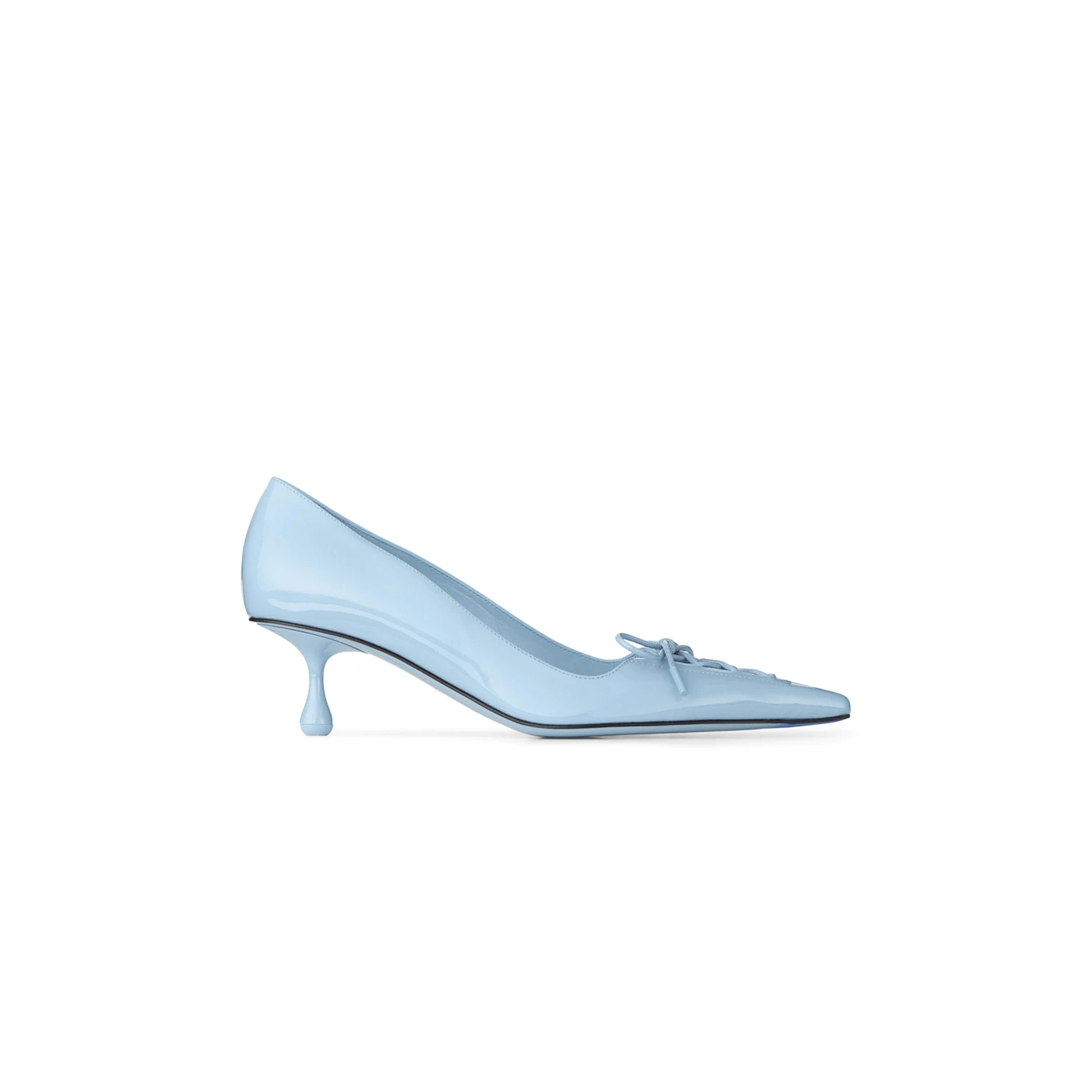 Ji*y Ch* scarlett 50 dusty blue patent leather pumps scarlett50pat